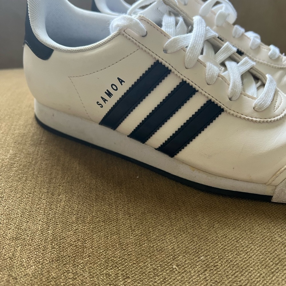 Adidas Samoa Shoes 7 women’s white navy - Picture 4 of 8